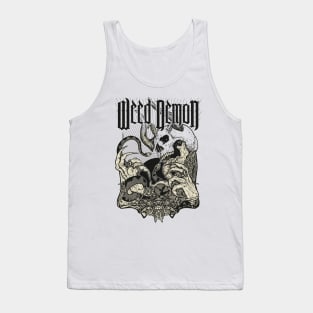 Skull weed demon Tank Top